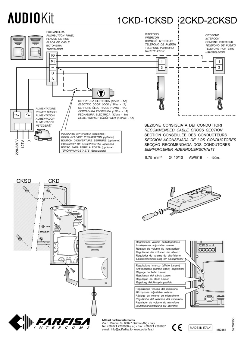 farfisa g7 repair manual