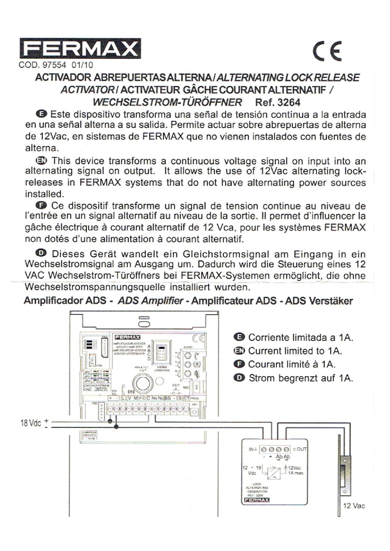 Fermax Installation Instructions