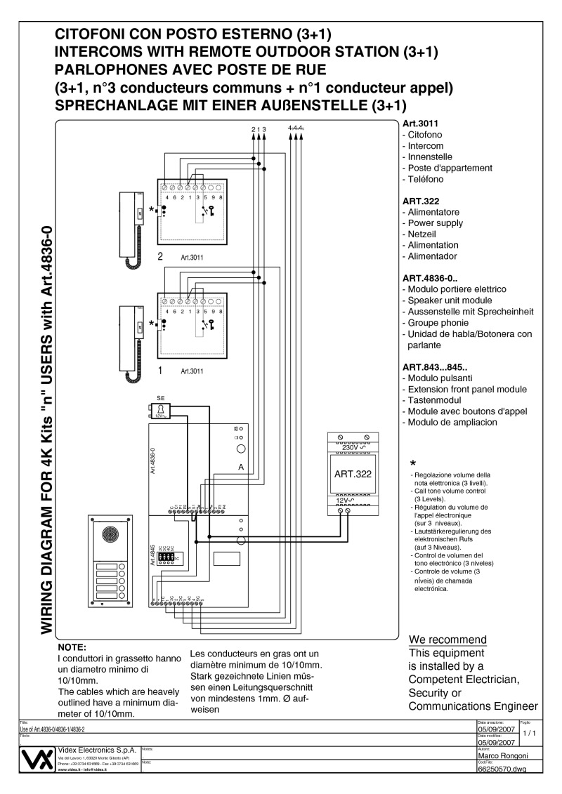 videx installation instructions arti wiring diagram 
