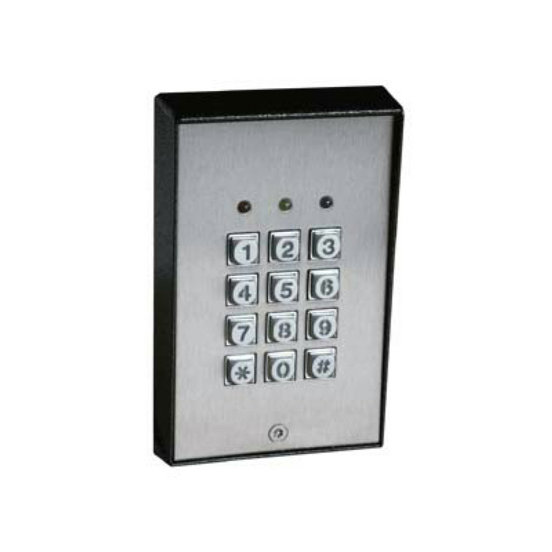 SRS DC50SS | Programmable 110 Code Stainless Steel Backlit Keypad