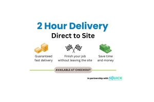 Guaranteed two hour delivery direct to site for in stock products