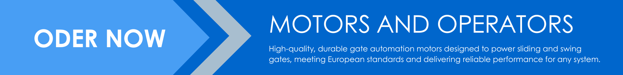 Motors and Operators