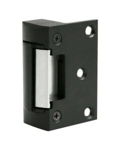 Trimec 110152-010 ES150 rim strike, 12V DC FL, 350mA, for surface-mounted access on outward-opening doors.