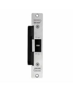 Trimec 113101-000 ES3100 ANSI electric strike, 12V DC with long faceplate for timber, metal commercial doors.