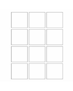 Comelit - 1217A - Label Sheets For Quadra With Buttons