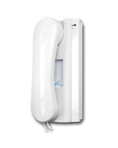Entryphone 1 Button White Wall-Mounted Audio Handset