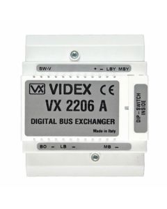 Videx 2206A VX2200 bus exchange device SP315 for reliable and efficient communication in video entry systems