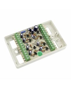 Videx 316 4-way non-coax balanced video splitter for reliable video distribution in intercom systems.