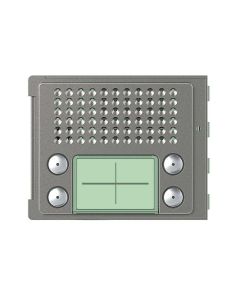 Bticino 351085 | 4 Way Double Row VR Audio Cover Plate For Sfera Robur