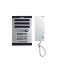 Fermax-36020 1-way Memophone 100C flush kit 230V, classic white handset telephone for office or flat entry.