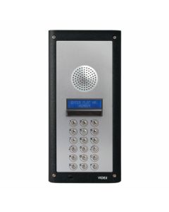 Videx Flush 4000 Series Digital Audio Panel with A-F Keys