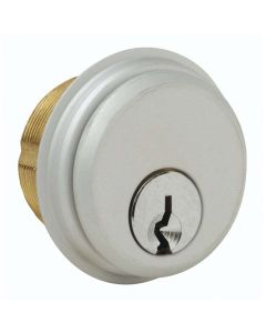 Alpro 775228/TRIM satin anodised 3mm trim ring for round mortice cylinders, enhancing style and door security