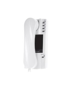 Entryphone 534V 3.5″ Colour Video Phone, 4-button white unit for stylish, compact, multi-zone door entry.
