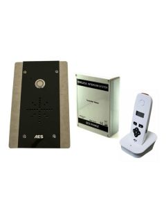 AES 603-FBK | 1 Way Wireless Entry Kit, Flush Panel With Keypad
