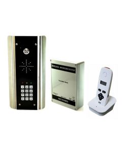 AES 603-ABK | 1 Call Button Wireless Intercom Kit with Keypad