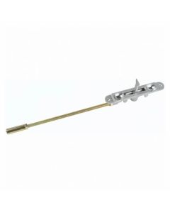 Alpro Radius Flushbolt with Guide (Satin Anodised Aluminium)