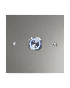 SRS 80986BLF-NL-LGT Illuminated Un-Engraved Press to Exit Button