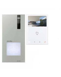 Comelit Quadra Kit with Mini Handsfree Video Monitor