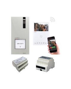 Comelit IP Quadra kit with Mini handsfree Wi-Fi