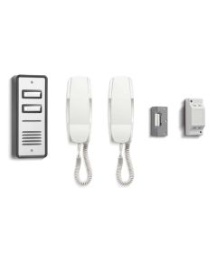 Bell 2 Way Audio Intercom Kit with Surface Panel and 801 Handsets