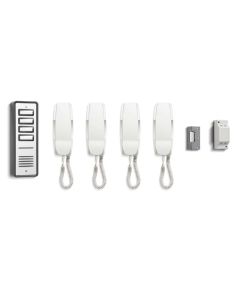 Bell 904 | 4 Way Audio Intercom Kit with Surface Panel