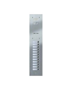 Entryphone 9200/A12-S 12 Button Stainless Flush Panel, secure and durable entry point for shared buildings.