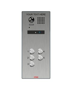 Atigo 5 Button Surface Mount Engravable Video Panel