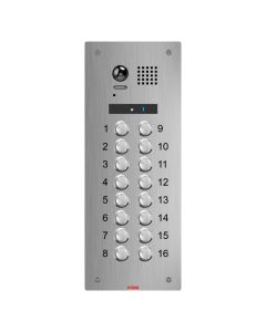 Atigo 16 Button Flush Mount Engravable Video Panel