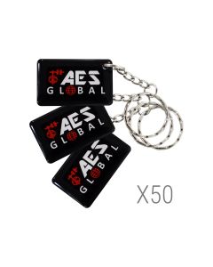 AES Pack of 50 Branded 125Khz Proximity Tags