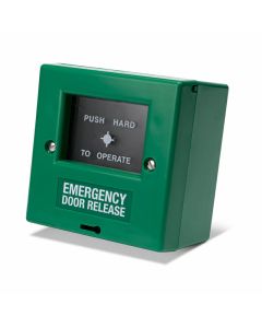 SRS Green Plastic Resettable Call Point, Single Pole