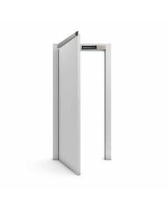 CDVI BO600RH recessed housing with dual 300kg monitored magnets, robust and sleek architectural setup.