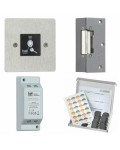 Bell BPR-KIT-F Bellprox flush mounted proximity reader kit with 10 fobs for professional building entry