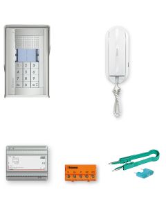Bticino 4 Way Sfera C100 Audio Door Entry Kit with Keypad Access