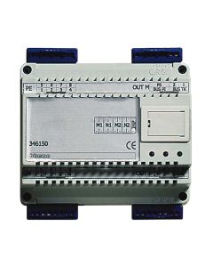 Bticino 346150 8 wires and 2 wires interfaces module, compact units for seamless systems connectivity.