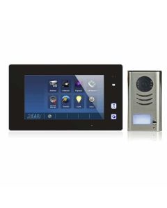 CDVI CDV4791-B black colour video entry kit, modern and efficient solution for single-door access control.