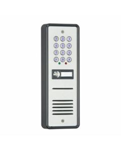 Bell 1 Button Surface Audio Entry Panel with Keypad, Aluminium
