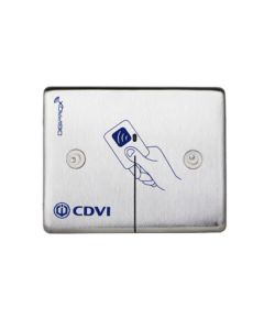 CDVI DGLI-WLC stainless steel proximity reader, durable and stylish option for secure entry systems.
