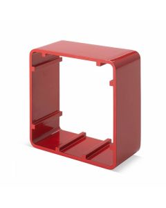SRS Red Surface Housing for Single Gang Exit Buttons and Keyswitches