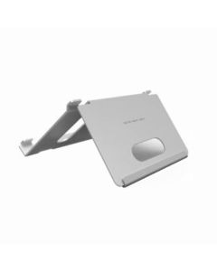 Hikvision DS-KABH6320-T table stand bracket image for KH indoor intercom units, shown in desktop position