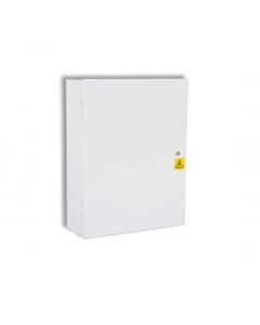 RGL empty white metal box with hinged lid