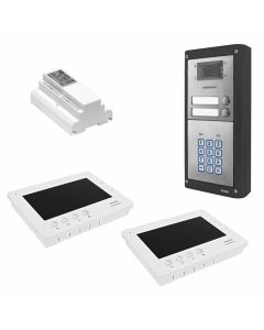 Videx 2-Way Surface 2-Wire Video Kit with Codelock and 6788 Monitor