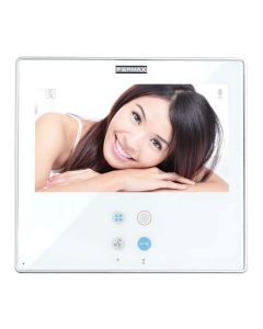 Fermax-6550 VDS Basic Smile 7" white handsfree monitor, sharp display for secure modern entry systems