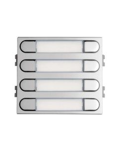 Fermax-7369 8-pushbutton module for Skyline analogue panels, 4+N compatible and built for multi-user access.