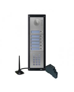 Videx 6 Button 4G GSM Surface Audio Kit with Prox Reader and Keypad