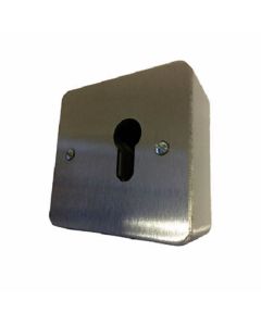 CDVI Surface Stainless Steel Euro Keyswitch Exit Device, Momentary