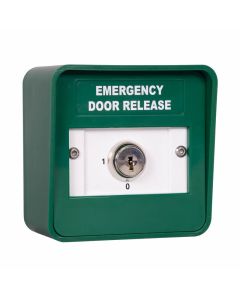 RGL KS-EDR-D Emergency Door Release Key Switch with double pole, NO/NC contacts, easy to operate and mount on a flush back box.

