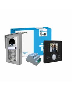 CAME BPT Standard MTM 3-Way Video Surface Keypad Kit with White Opales