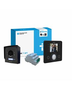 CAME BPT VR ZAMAK MTM 2-Way Video Flush Kit with White Opale Monitors