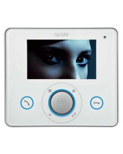 BPT OPALE W WHITE | Wide Opale 4.3 Inch Handset Free Monitor (White)