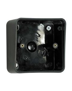 RGL standard black hooded surface back box for PBBRED